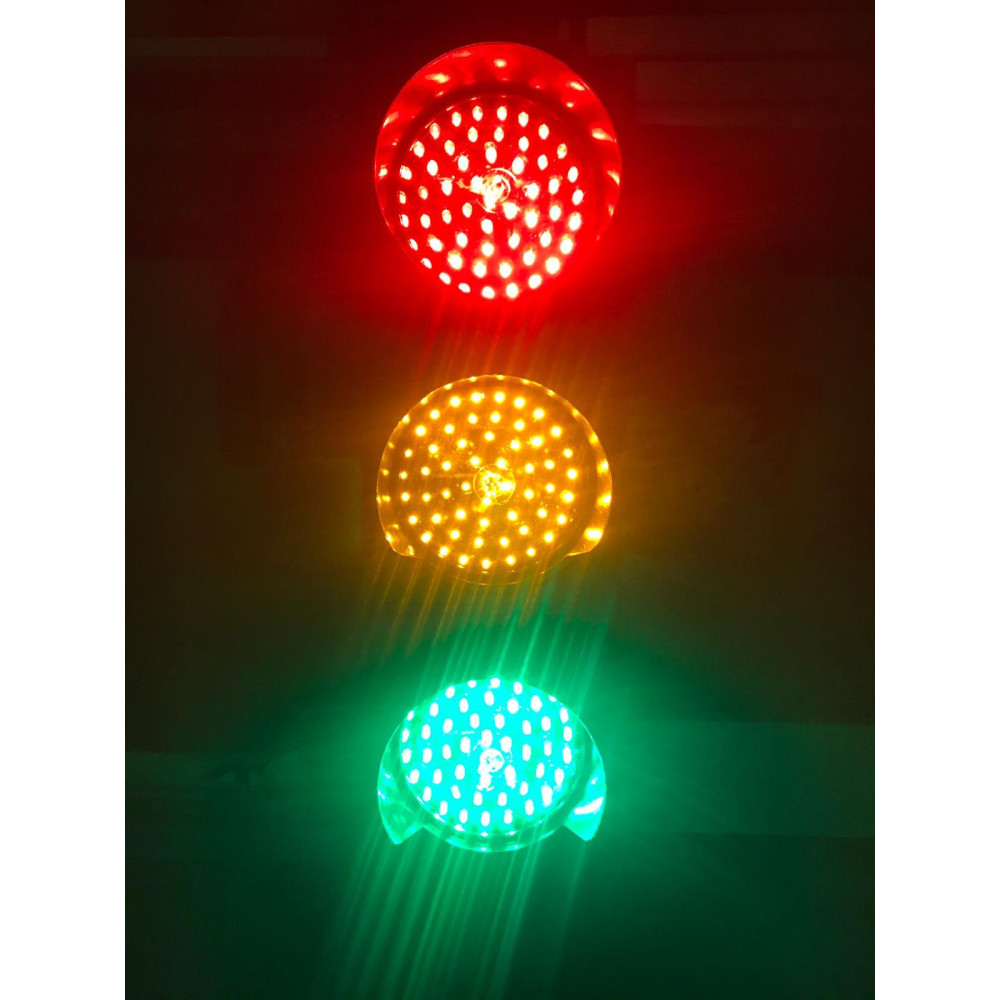 Trafik Lambası -polikarbon - 220 V - Kırmızı Sarı Yeşil Trafik Lambası - 3 lü Trafik Lambası